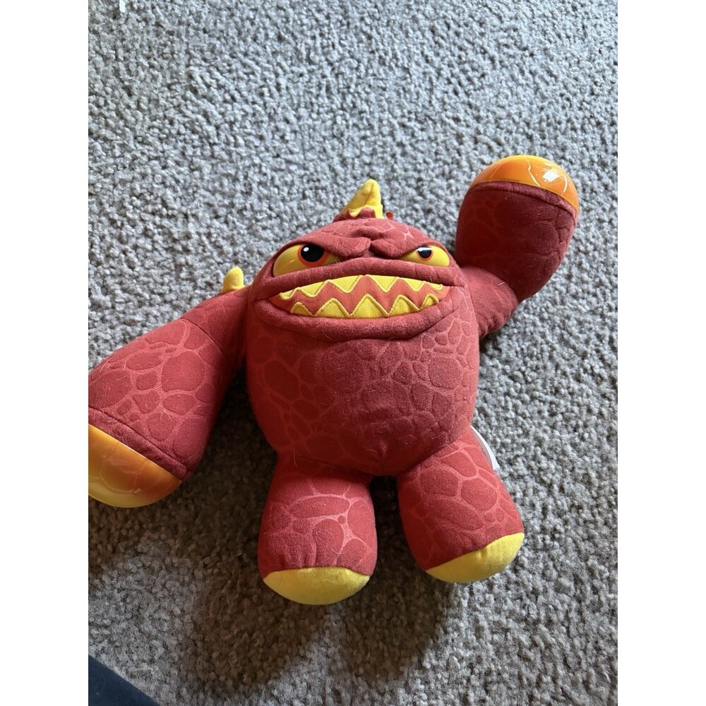Skylanders Eruptor Plush 11" TALKS LIGHTS Activision Toy WORKS